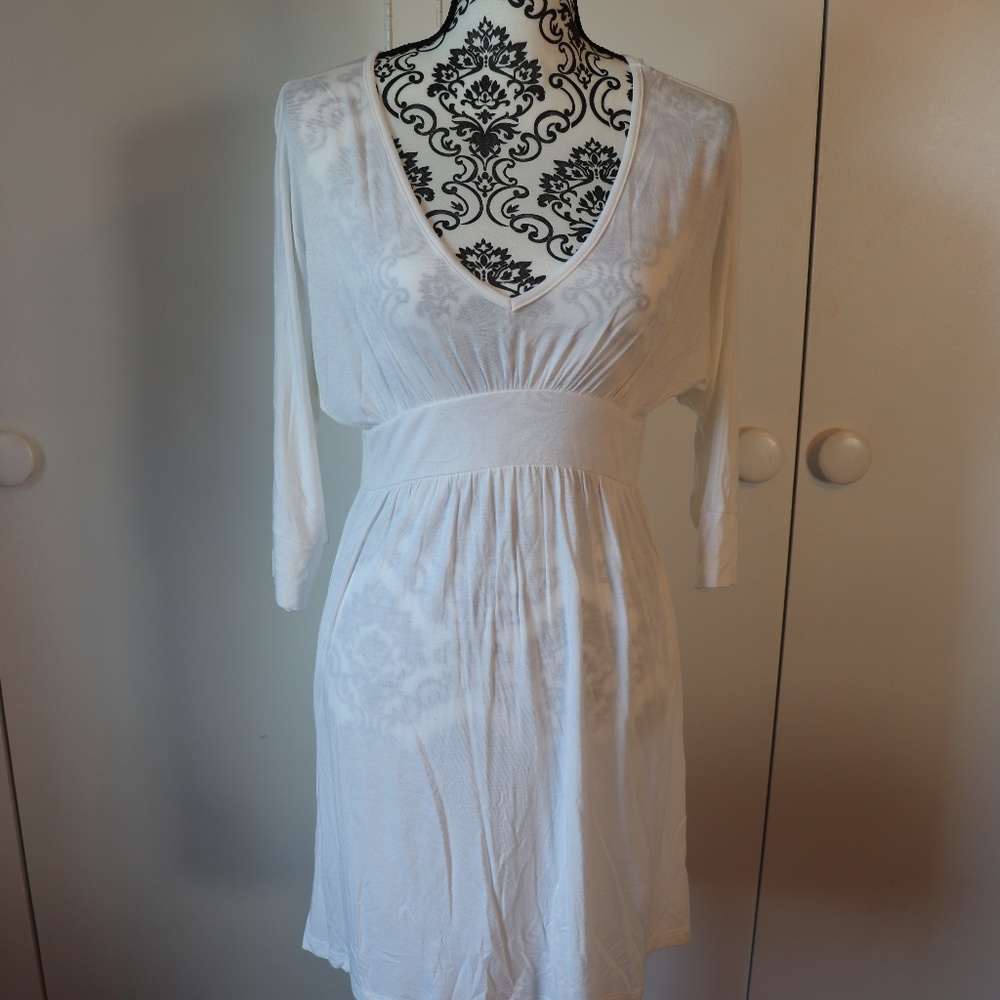 Beige Knit Dress